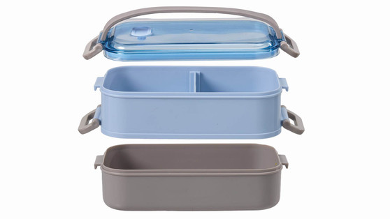 Two Layer Bento Box with Handles