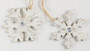 SNOWFLAKE TIE ON- SET OF 2