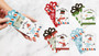SNOWMAN MONEY/GIFT CARD HOLDERS - SET OF 10