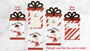 SNOWMAN MONEY/GIFT CARD HOLDERS - SET OF 10