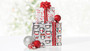 YUM YUM PENGUINS METALLIZED REVERSIBLE WRAP