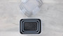 Straining Fridge Containers Set of 3 Pewter