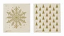 Rustic Winter Swedish Dish Cloths - Set of 2