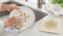 Rustic Winter Swedish Dish Cloths - Set of 2