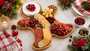 Gingerbread Bamboo Charcuterie Serving Tray
