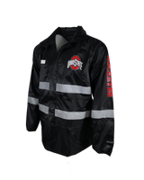 Ohio State Reflective Safety Hooded Rainshell