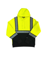 Buffalo Outdoors® Workwear Men’s Hi Vis Safety Pullover Hooded Sweatshirt