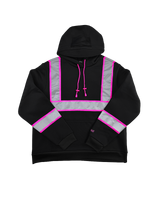 Buffalo Outdoors® Workwear Women's Black Safety Hooded Pullover Sweatshirt
