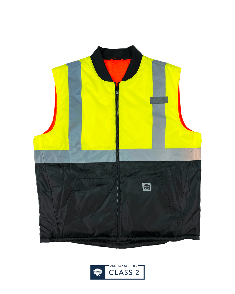Buffalo Outdoors® Hi-Vis 2-in-1 Reversible Safety Vest