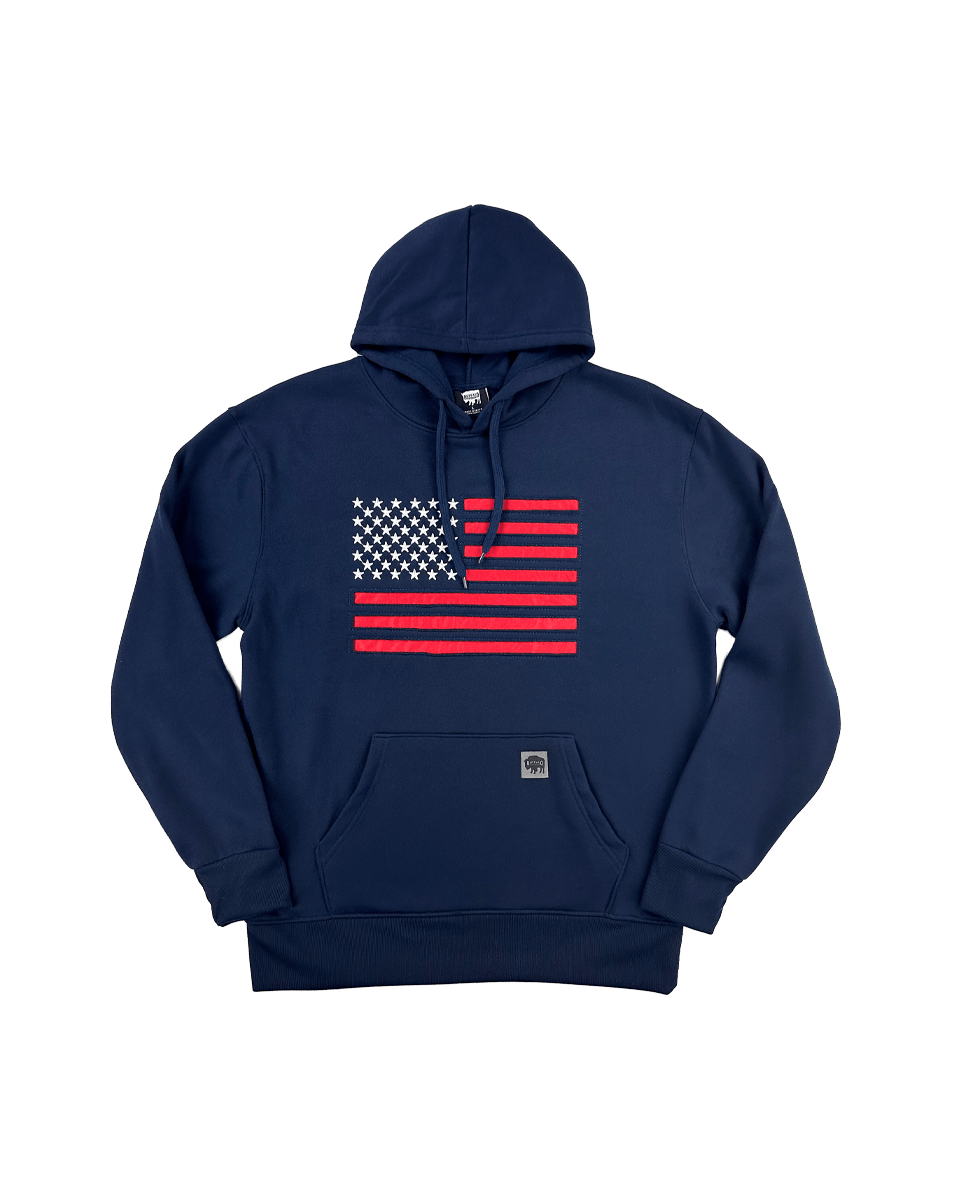 Buffalo Outdoors | American Flag Hooded Sweatshirt