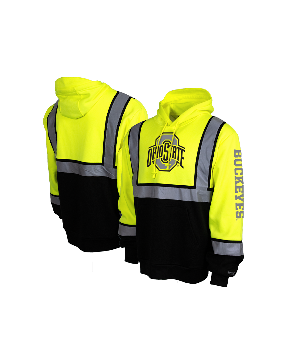 Ohio State Hi-Vis Safety Hooded Sweatshirt