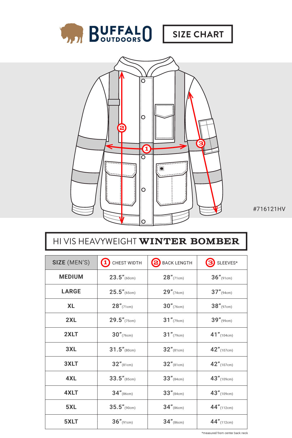 Buffalo Outdoors | Class 2 Hi Vis Safety Winter Jacket