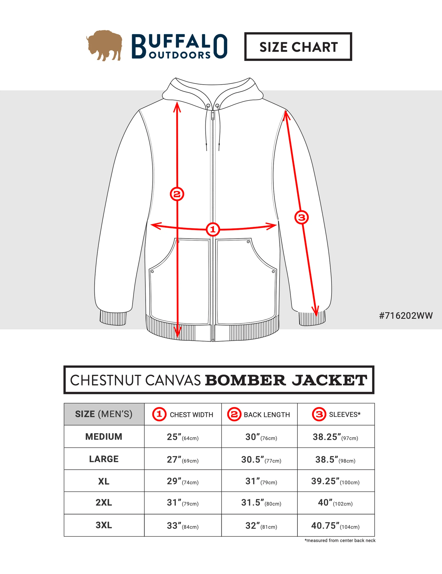 Buffalo Outdoors® | Chestnut Canvas Bomber Work Jacket