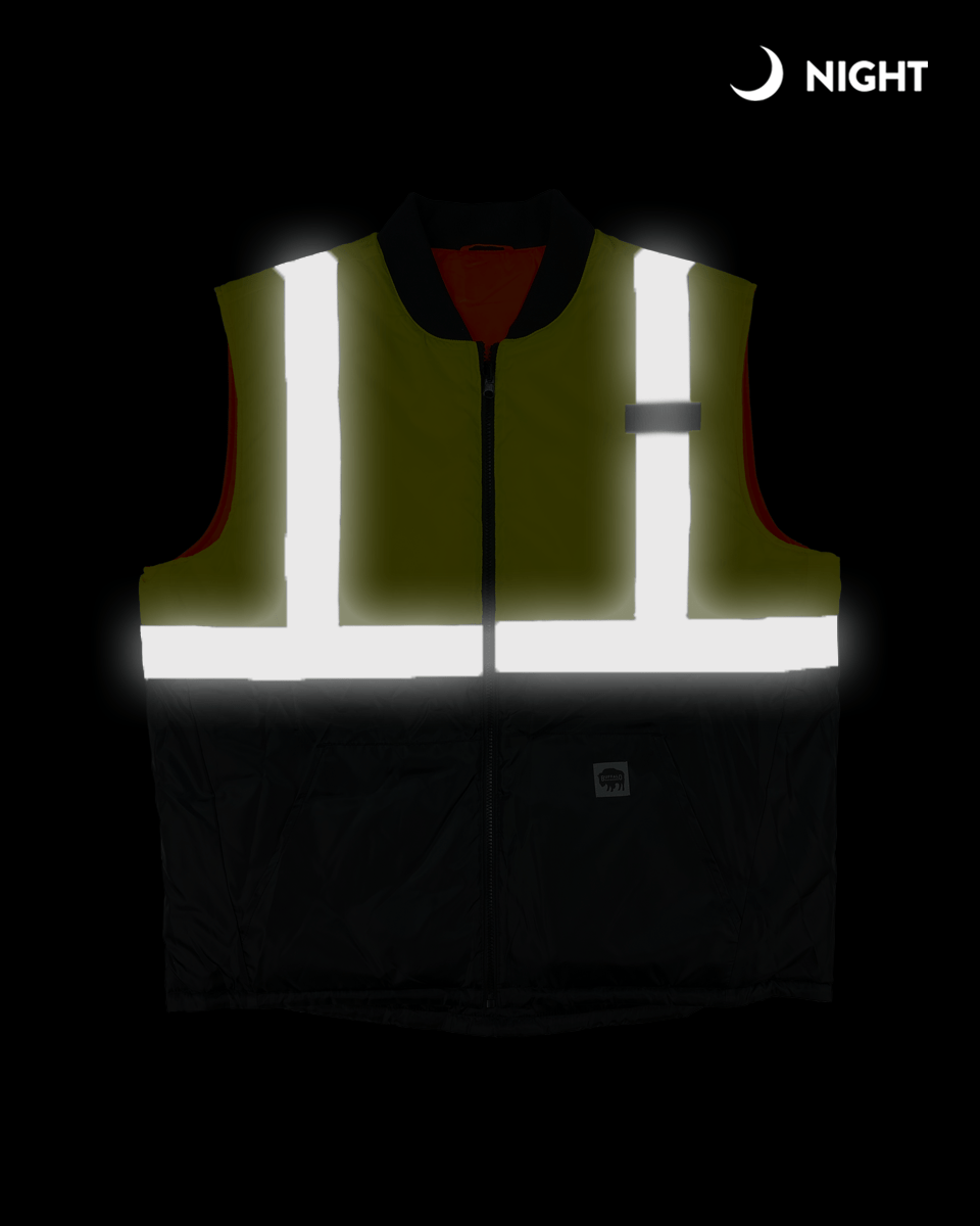 Buffalo Outdoors® Hi-Vis 2-in-1 Reversible Safety Vest