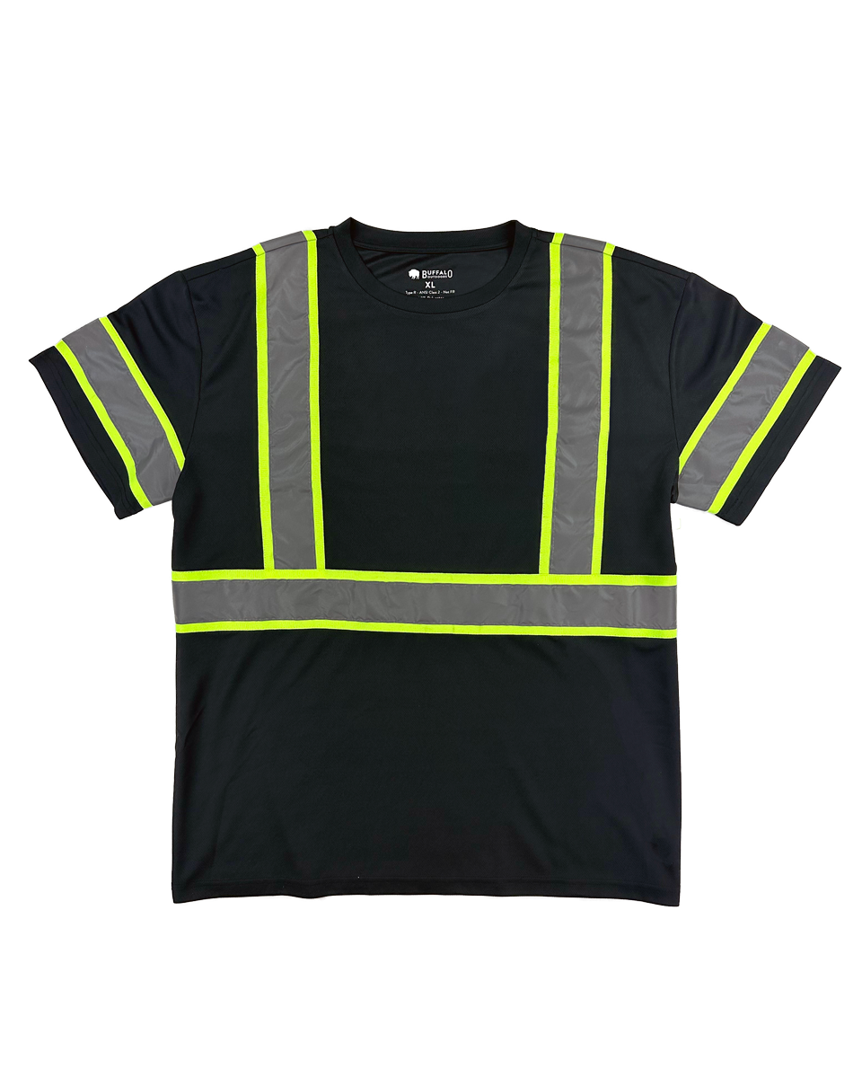 Buffalo Outdoors® | Black Short Sleeve Safety T-Shirt
