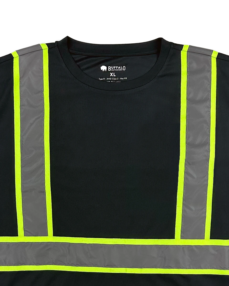 Buffalo Outdoors® | Black Short Sleeve Safety T-Shirt