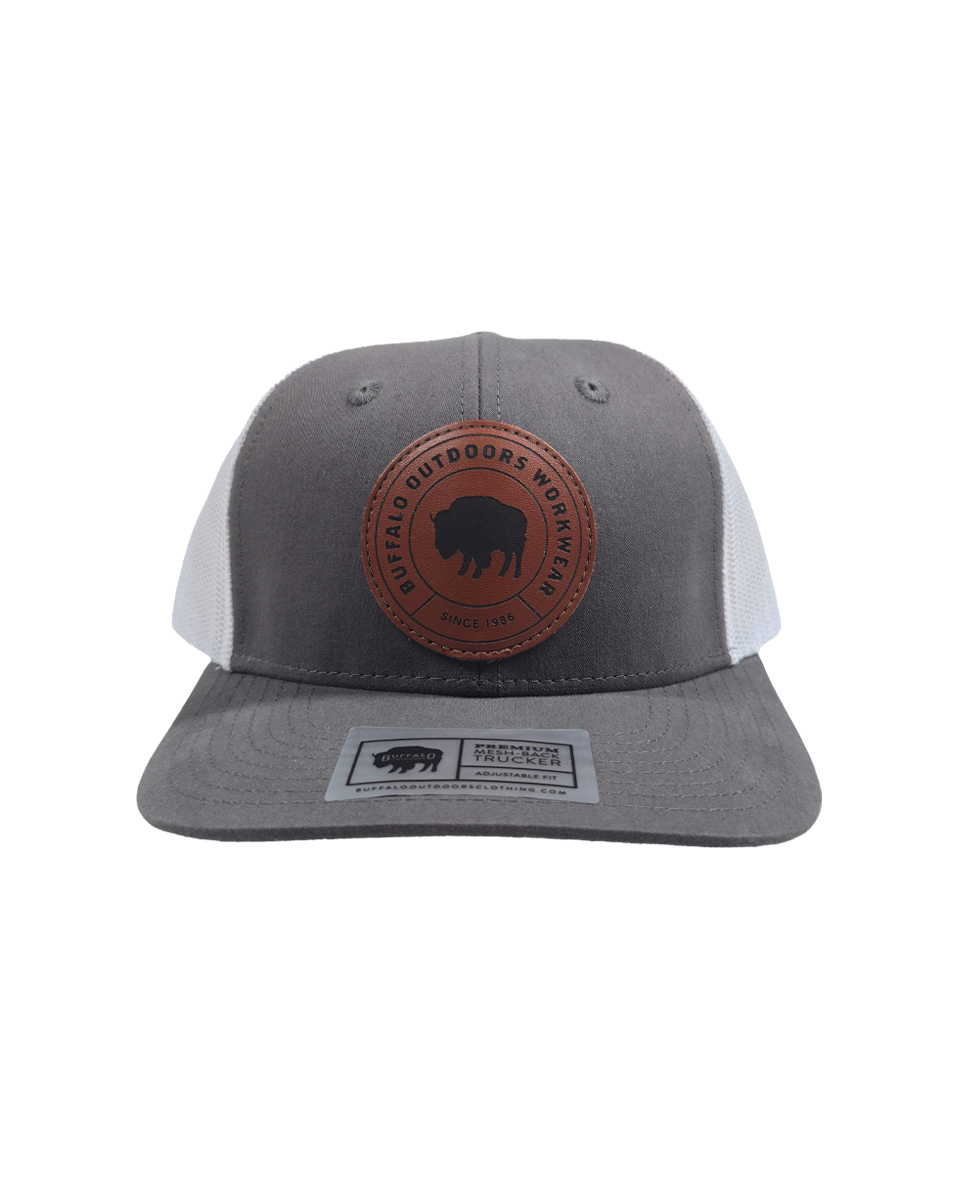Buffalo Outdoors | Circle Patch Trucker Hat display picture 3