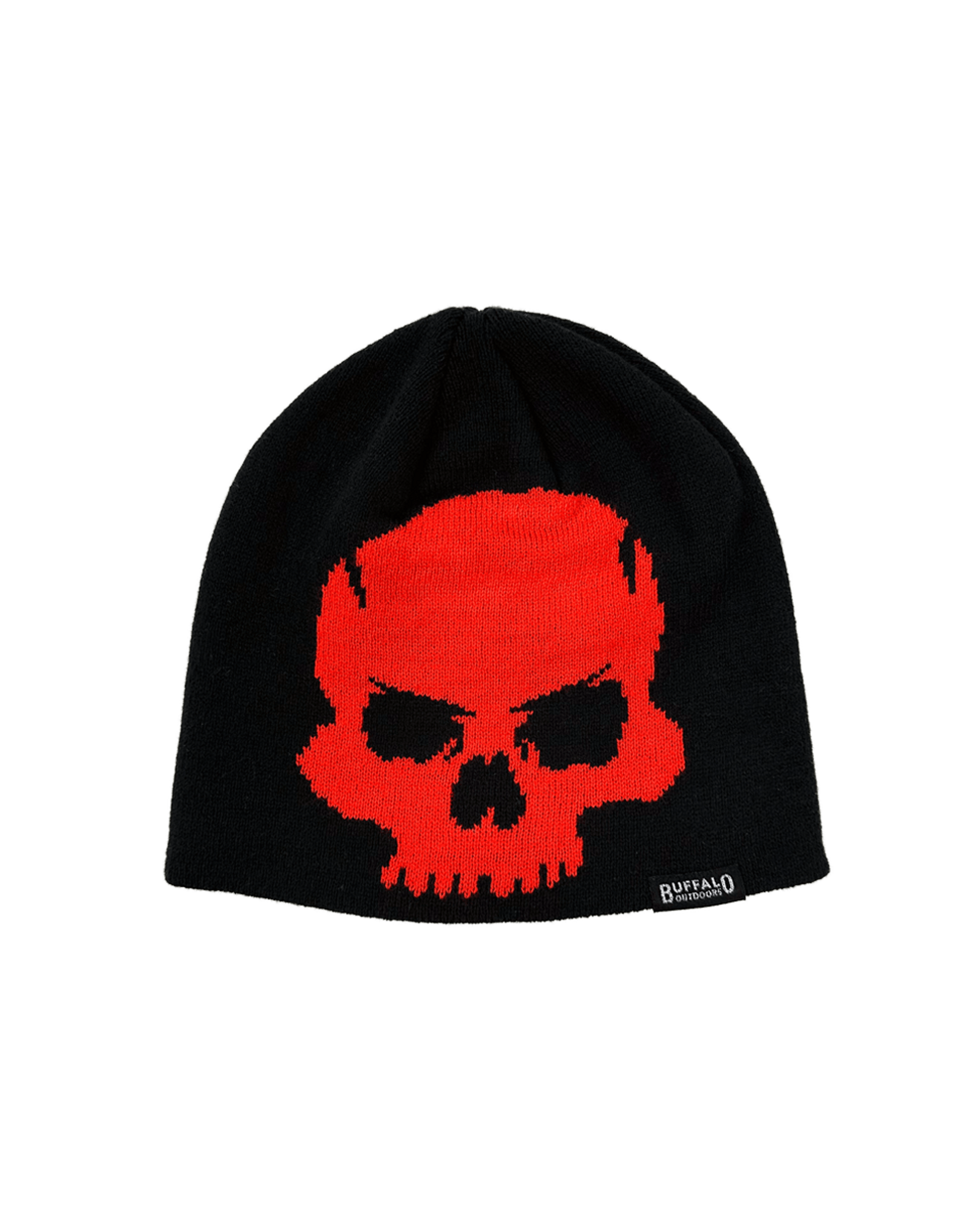 Buffalo Outdoors® Workwear Men's Graphic Skull Beanie | White