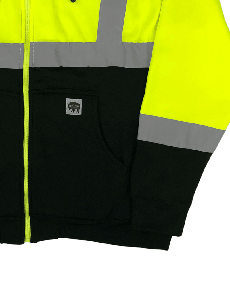 Buffalo Outdoors | Class 2 Hi Vis Reflective Safety Hoodie