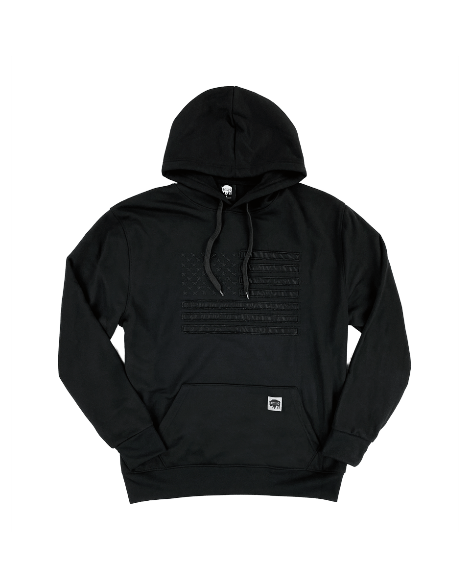 Buffalo Outdoors | American Flag Hooded Sweatshirt