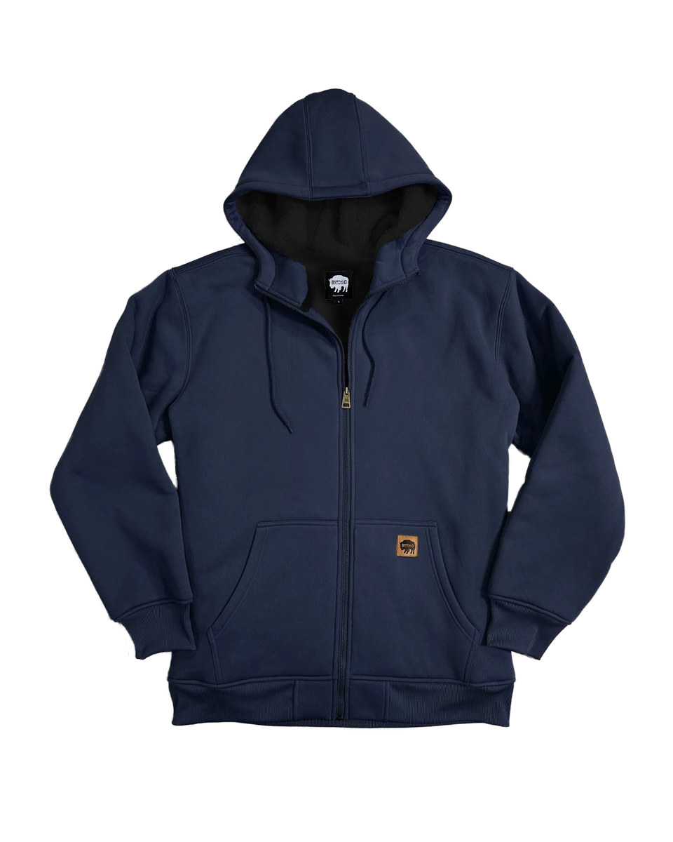pullover hoodie mens sherpa lined sweatshirts