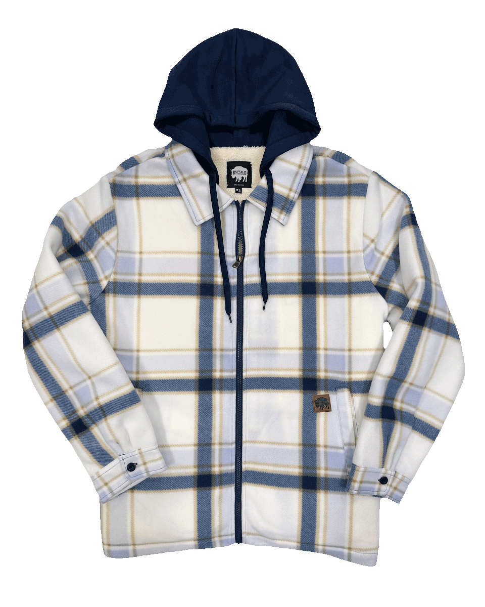 Fleece Hoodies Buffalo Check Sherpa Pullover Buffalo Outdoors