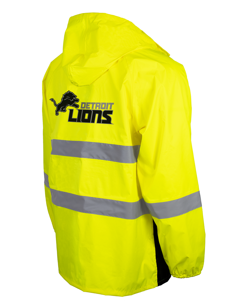 NFL Hi-Vis Safety Hooded Rainshell