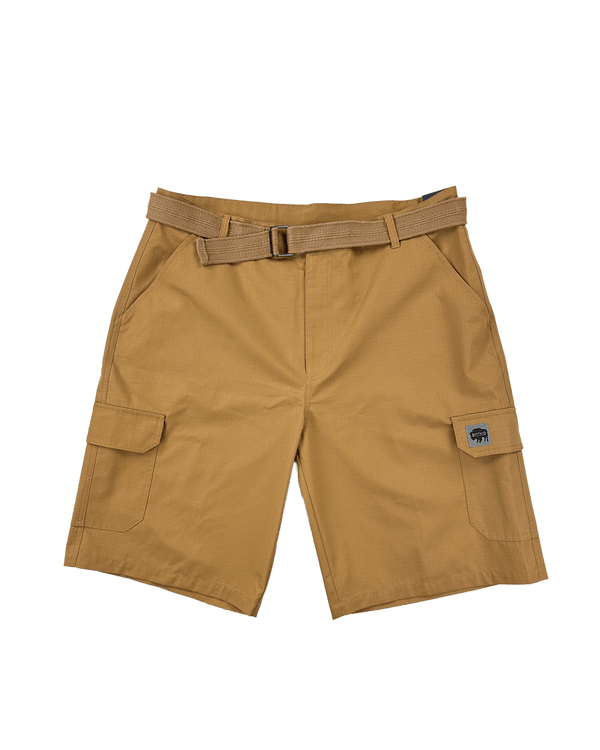 Men's Ripstop Cargo Shorts - British Khaki - Front