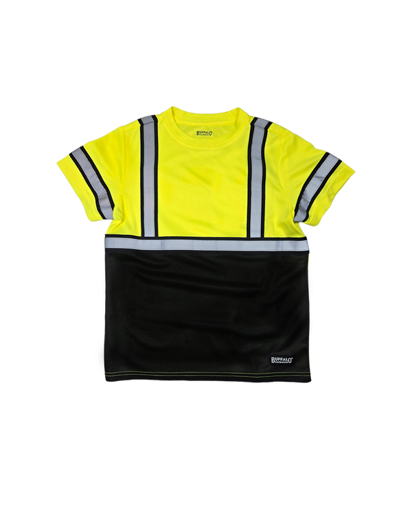 Buffalo Outdoors® Workwear Kids Hi Vis Helper T-Shirt 
Front