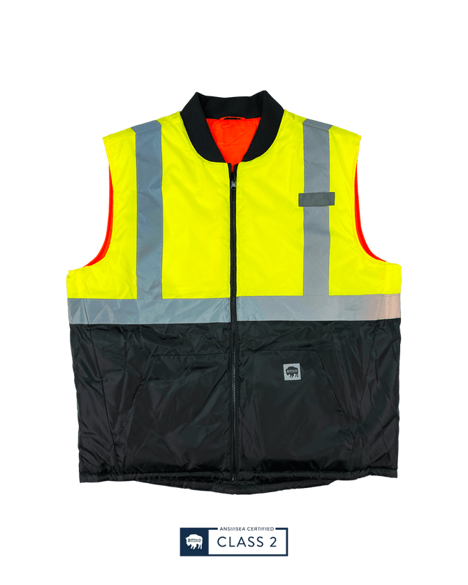 Buffalo Outdoors® Hi-Vis 2-in-1 Reversible Safety Vest
