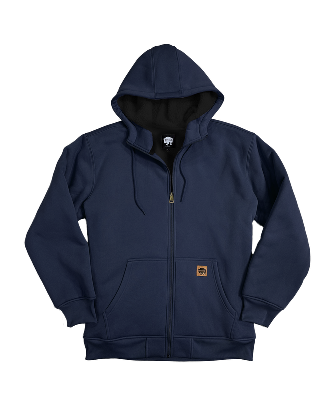 Buffalo Outdoors® Workwear | Men's Sherpa Lined Hooded Sweatshirt