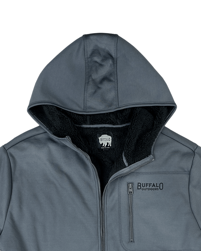 Men's Lightweight Sherpa Tech Fleece-716360CL-Hood