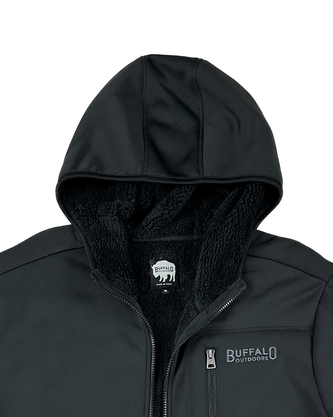Men's Lightweight Sherpa Tech Fleece-716360CL-Main (Black)