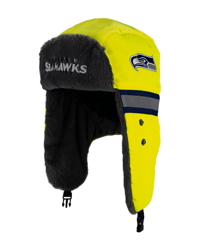 NFL Safety Hi-Vis Aviator Hat - Side without mask NFL Safety Hi-Vis Aviator Hat - Side without mask