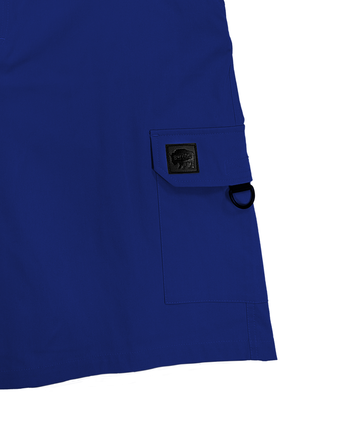 Men's Tech Cargo Short with Belt - Dark Cobalt - Pocket