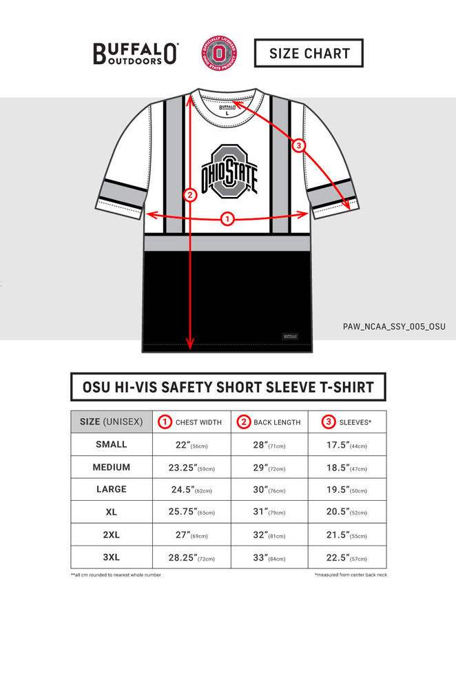 Ohio State Hi-Vis Short Sleeve Safety T-Shirt