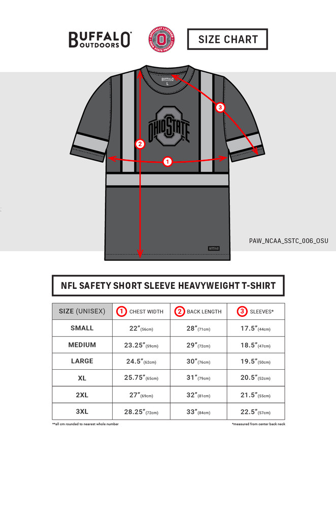 Ohio State Safety Short Sleeve Heavyweight T-Shirt