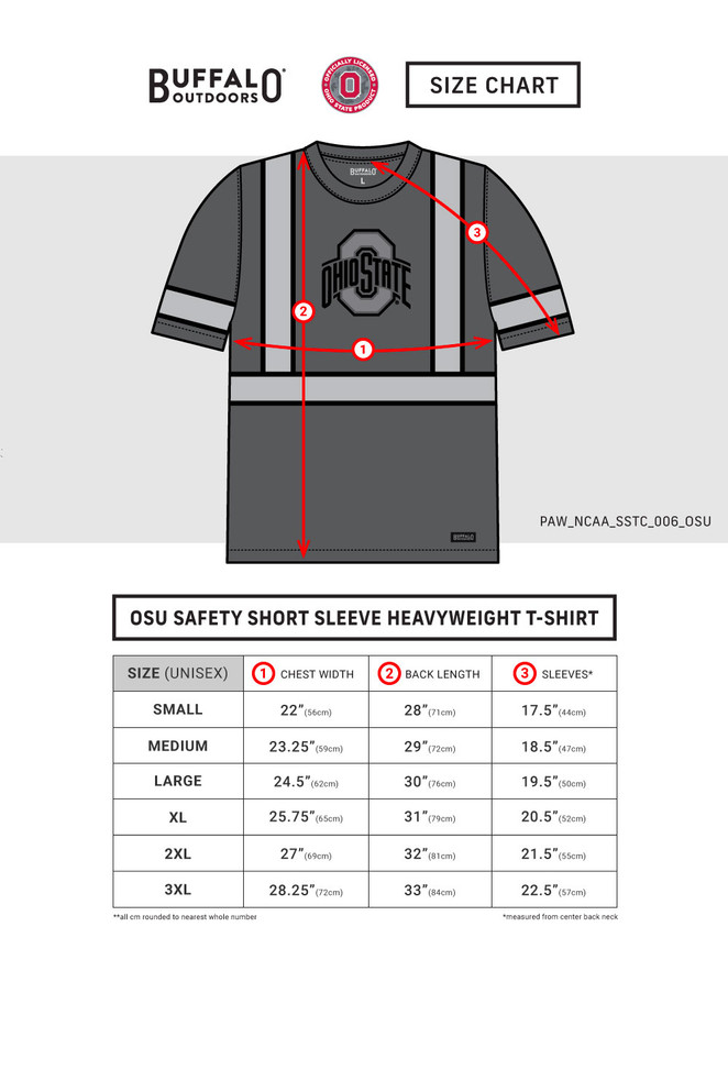 Ohio State Safety Short Sleeve Heavyweight T-Shirt