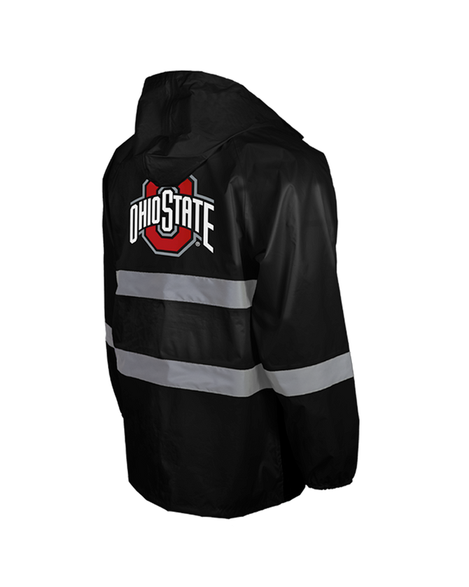 Ohio State Reflective Safety Hooded Rainshell