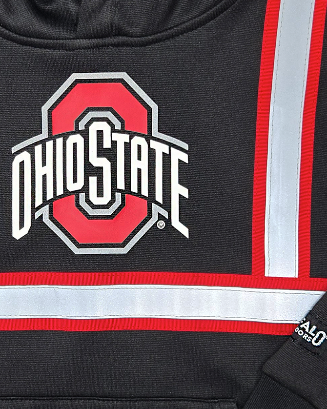 Ohio State Kid's Reflective Black Safety Sweatshirt
