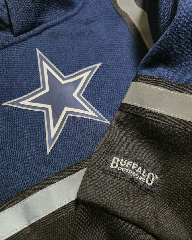 Dallas Cowboys Kid's Reflective Safety Sweatshirt
