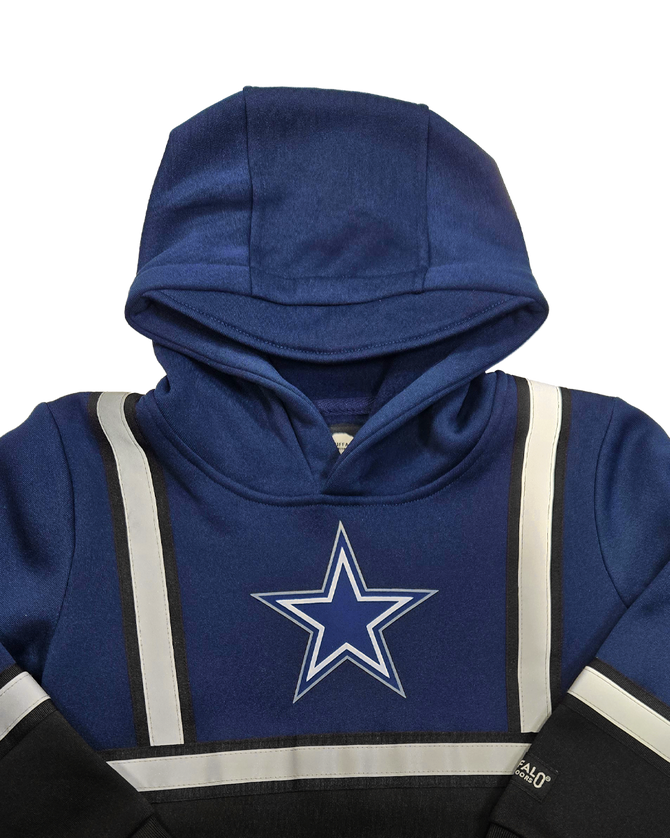 Dallas Cowboys Kid's Reflective Safety Sweatshirt