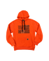 Buffalo Outdoors® American Flag Hooded Sweatshirt - 716300CL - Orange - Main
