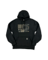 Buffalo Outdoors® American Flag Hooded Sweatshirt - 716300CL - Black/Camo - Main
