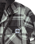 Sherpa Lined Hooded Fleece - Red Plaid - Detail