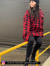 Sherpa Lined Hooded Fleece - Red Plaid - Instagram