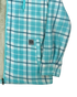 Women's Plaid Sherpa Lined Fleece - Teal Plaid - Pocket