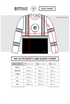NFL Hi-Vis Long Sleeve Safety T-Shirt - Sizing Chart NFL Hi-Vis Long Sleeve Safety T-Shirt - Sizing Chart