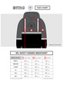 NFL Safety Hooded Sweatshirt - Sizing Chart