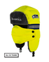 NFL Safety Hi-Vis Aviator Hat - Side with mask NFL Safety Hi-Vis Aviator Hat - Side with mask